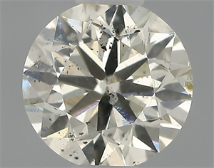 Picture of Natural Diamond 0.41 Carats, Round with Very Good Cut, J Color, SI2 Clarity and Certified by IGI