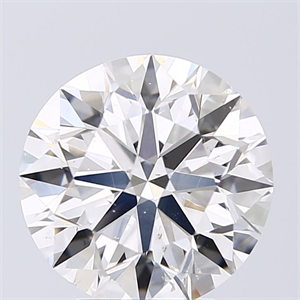 Picture of Natural Diamond 3.40 Carats, Round with Excellent Cut, I Color, SI1 Clarity and Certified by GIA