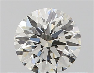 Picture of Natural Diamond 0.41 Carats, Round with Excellent Cut, I Color, VS2 Clarity and Certified by GIA