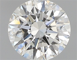 Picture of Natural Diamond 0.40 Carats, Round with Excellent Cut, H Color, SI1 Clarity and Certified by GIA