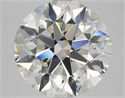 Natural Diamond 3.50 Carats, Round with Excellent Cut, J Color, VVS2 Clarity and Certified by GIA