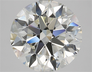 Picture of Natural Diamond 3.50 Carats, Round with Excellent Cut, J Color, VVS2 Clarity and Certified by GIA