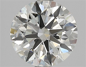 Picture of Natural Diamond 1.51 Carats, Round with Excellent Cut, H Color, IF Clarity and Certified by GIA