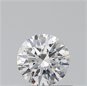 Natural Diamond 0.40 Carats, Round with Excellent Cut, D Color, SI2 Clarity and Certified by GIA