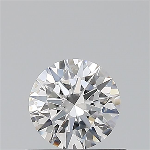 Picture of Natural Diamond 0.40 Carats, Round with Excellent Cut, D Color, SI2 Clarity and Certified by GIA