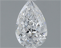 Natural Diamond 1.00 Carats, Pear with  Cut, D Color, VS1 Clarity and Certified by GIA