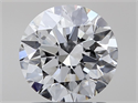 Natural Diamond 1.30 Carats, Round with Excellent Cut, E Color, IF Clarity and Certified by GIA