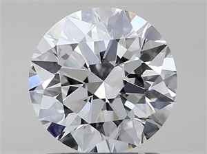 Picture of Natural Diamond 1.30 Carats, Round with Excellent Cut, E Color, IF Clarity and Certified by GIA