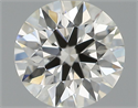 Natural Diamond 0.40 Carats, Round with Excellent Cut, H Color, VS1 Clarity and Certified by IGI