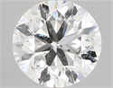 Natural Diamond 4.02 Carats, Round with Very Good Cut, E Color, SI2 Clarity and Certified by IGI