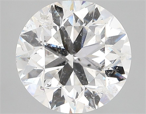 Picture of Natural Diamond 4.02 Carats, Round with Very Good Cut, E Color, SI2 Clarity and Certified by IGI