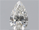 Natural Diamond 0.66 Carats, Pear with  Cut, G Color, VS2 Clarity and Certified by GIA