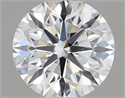 Natural Diamond 0.44 Carats, Round with Excellent Cut, E Color, SI1 Clarity and Certified by GIA