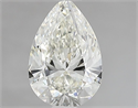 Natural Diamond 1.51 Carats, Pear with  Cut, J Color, VS1 Clarity and Certified by IGI