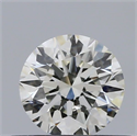 Natural Diamond 0.40 Carats, Round with Excellent Cut, I Color, SI1 Clarity and Certified by IGI