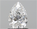 Natural Diamond 0.71 Carats, Pear with  Cut, E Color, VS1 Clarity and Certified by GIA