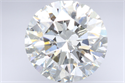 Natural Diamond 5.04 Carats, Round with Excellent Cut, J Color, SI2 Clarity and Certified by GIA