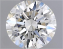 Natural Diamond 0.40 Carats, Round with Excellent Cut, I Color, VVS2 Clarity and Certified by IGI