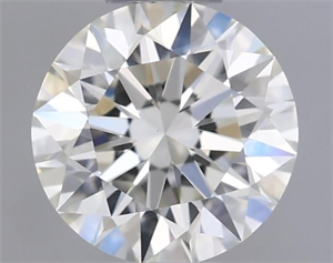 Picture of Natural Diamond 0.40 Carats, Round with Excellent Cut, I Color, VVS2 Clarity and Certified by IGI