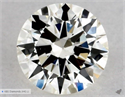 Natural Diamond 0.40 Carats, Round with Excellent Cut, K Color, VS1 Clarity and Certified by GIA