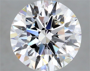 Picture of Natural Diamond 2.12 Carats, Round with Excellent Cut, G Color, VS2 Clarity and Certified by GIA