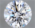 Natural Diamond 0.40 Carats, Round with Excellent Cut, D Color, VS2 Clarity and Certified by GIA