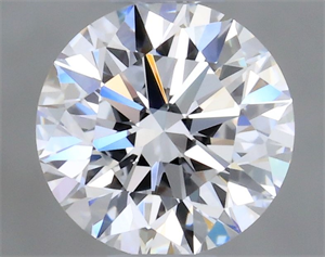 Picture of Natural Diamond 0.40 Carats, Round with Excellent Cut, D Color, VS2 Clarity and Certified by GIA