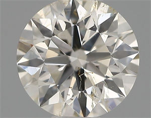 Picture of Natural Diamond 0.40 Carats, Round with Excellent Cut, I Color, SI2 Clarity and Certified by IGI