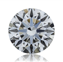 Natural Diamond 0.40 Carats, Round with Very Good Cut, H Color, SI2 Clarity and Certified by GIA