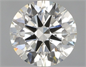 Natural Diamond 2.01 Carats, Round with Excellent Cut, I Color, VS1 Clarity and Certified by GIA