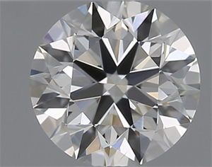 Picture of Natural Diamond 0.40 Carats, Round with Excellent Cut, I Color, VS2 Clarity and Certified by GIA