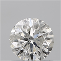 Natural Diamond 0.70 Carats, Round with Very Good Cut, H Color, I1 Clarity and Certified by IGI