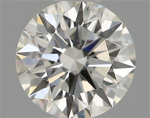 Picture of Natural Diamond 0.40 Carats, Round with Excellent Cut, H Color, VS2 Clarity and Certified by IGI