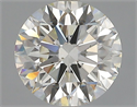 Natural Diamond 2.02 Carats, Round with Excellent Cut, K Color, SI1 Clarity and Certified by GIA