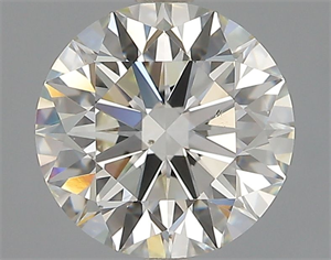 Picture of Natural Diamond 2.02 Carats, Round with Excellent Cut, K Color, SI1 Clarity and Certified by GIA