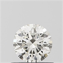 Natural Diamond 0.44 Carats, Round with Excellent Cut, I Color, VS1 Clarity and Certified by IGI