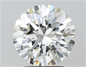 Natural Diamond 3.01 Carats, Round with Excellent Cut, I Color, VS2 Clarity and Certified by GIA