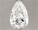 Natural Diamond 0.83 Carats, Pear with  Cut, F Color, VS1 Clarity and Certified by GIA