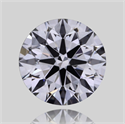 Natural Diamond 0.42 Carats, Round with Excellent Cut, J Color, VVS2 Clarity and Certified by GIA