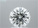 Natural Diamond 2.02 Carats, Round with Very Good Cut, D Color, VVS2 Clarity and Certified by GIA