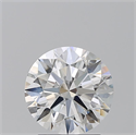 Natural Diamond 2.10 Carats, Round with Excellent Cut, F Color, VS1 Clarity and Certified by GIA