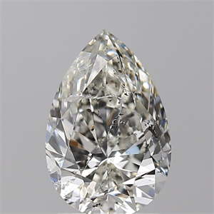 Picture of Natural Diamond 2.04 Carats, Pear with  Cut, I Color, SI2 Clarity and Certified by IGI