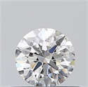 Natural Diamond 0.40 Carats, Round with Excellent Cut, E Color, VS2 Clarity and Certified by GIA