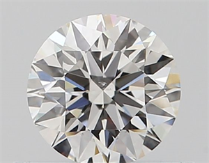 Picture of Natural Diamond 0.44 Carats, Round with Excellent Cut, F Color, SI1 Clarity and Certified by GIA