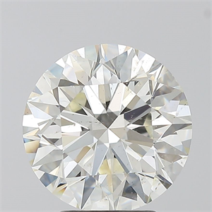 Picture of Natural Diamond 3.51 Carats, Round with Excellent Cut, I Color, SI1 Clarity and Certified by IGI