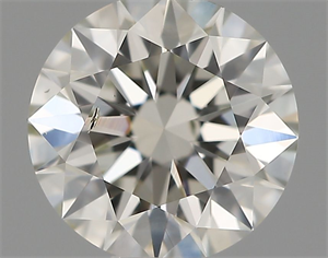 Picture of Natural Diamond 0.50 Carats, Round with Excellent Cut, H Color, SI1 Clarity and Certified by IGI