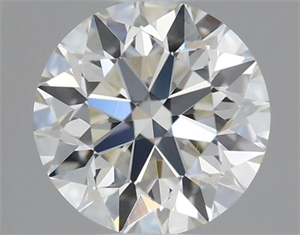 Picture of Natural Diamond 0.43 Carats, Round with Excellent Cut, H Color, VS1 Clarity and Certified by IGI