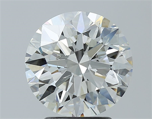 Picture of Natural Diamond 3.01 Carats, Round with Excellent Cut, I Color, SI1 Clarity and Certified by GIA