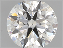 Natural Diamond 0.42 Carats, Round with Excellent Cut, G Color, VS2 Clarity and Certified by GIA