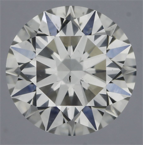 Picture of Natural Diamond 0.50 Carats, Round with Very Good Cut, G Color, SI2 Clarity and Certified by GIA